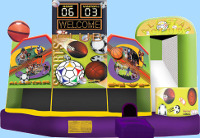 Sports 5 In 1 Inflatable Combo